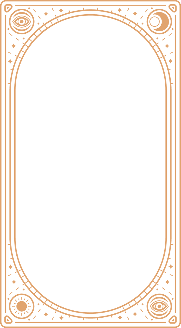 Elegant Art Deco Style Oval Transparent Frame Design