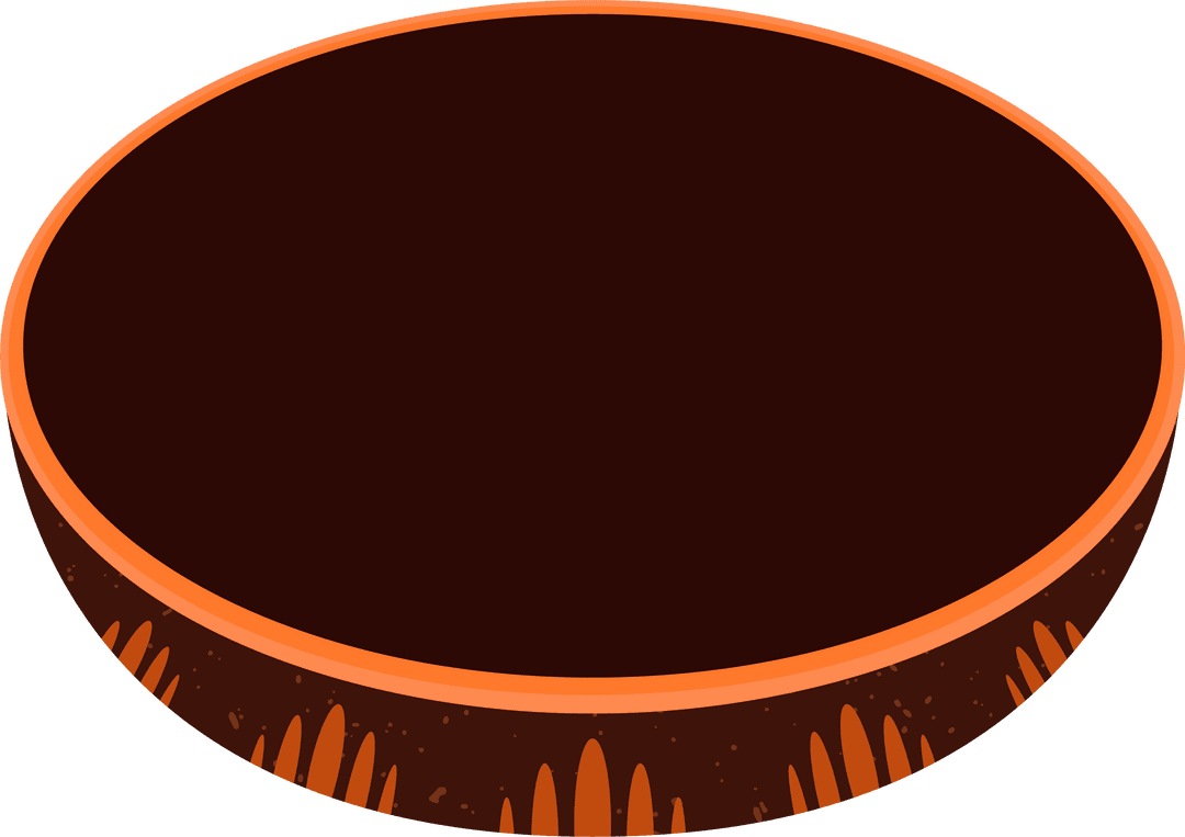 Wooden Tree Stump Round Transparent Design Element