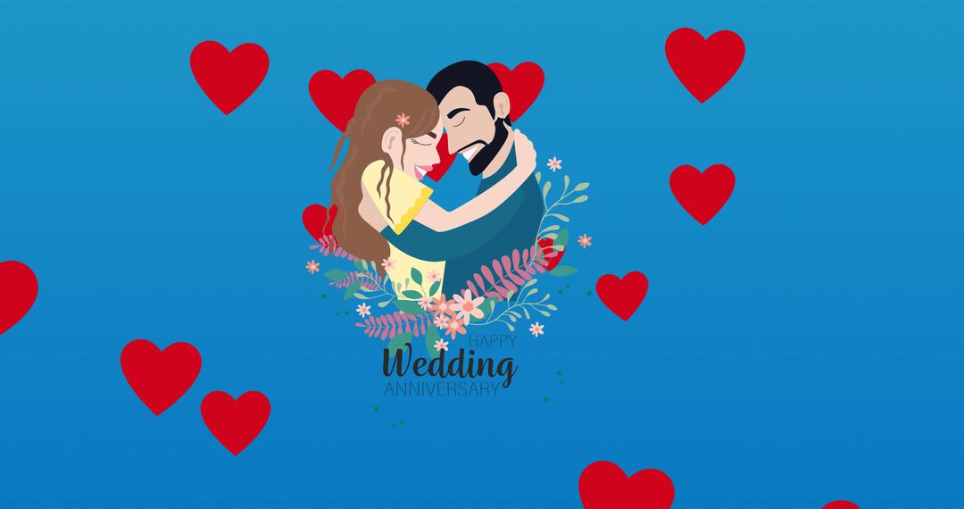 Romantic Wedding Anniversary Celebration Design
