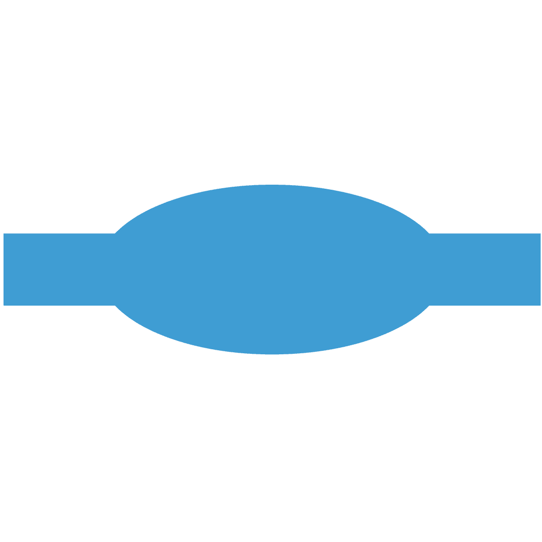 Blue Transparent Banner Design with Upper Copy Space