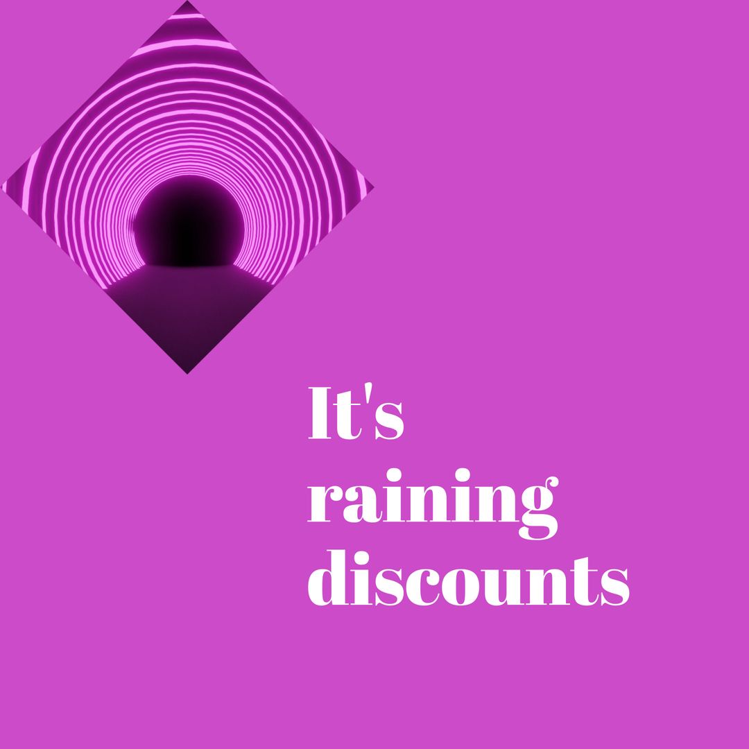 Cyber Monday Neon Discount Banner