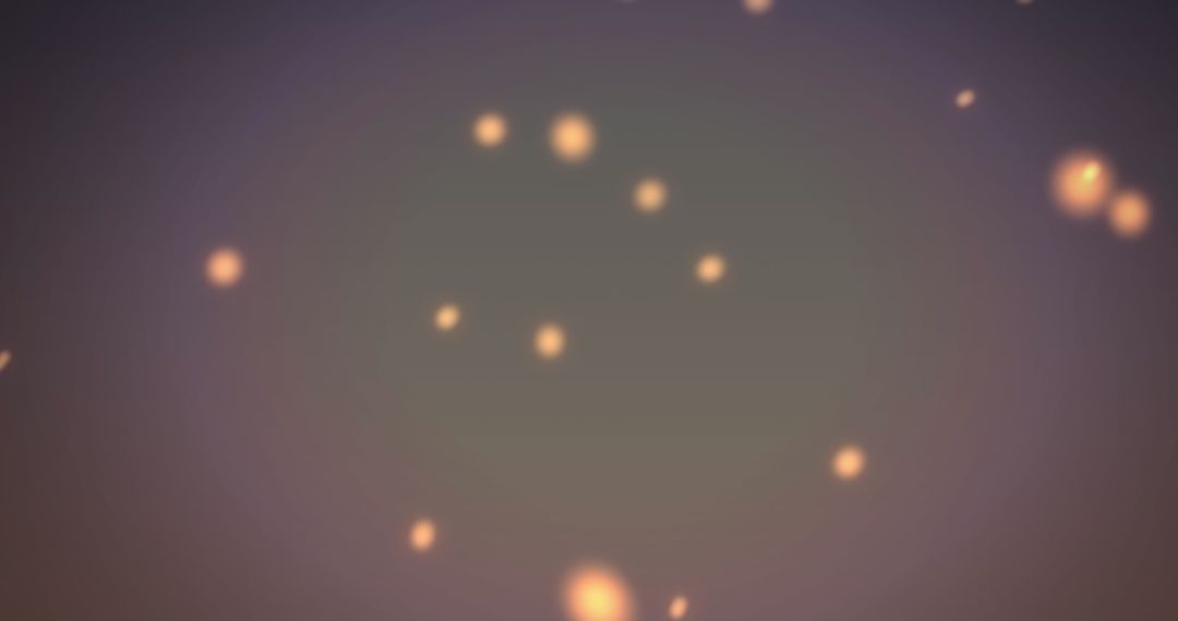 Abstract Glowing Lights on Dark Background