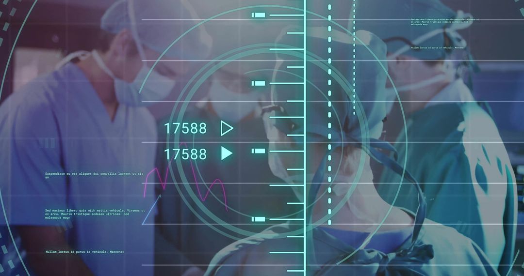 Virtual Interface with Surgeons Performing Medical Procedure