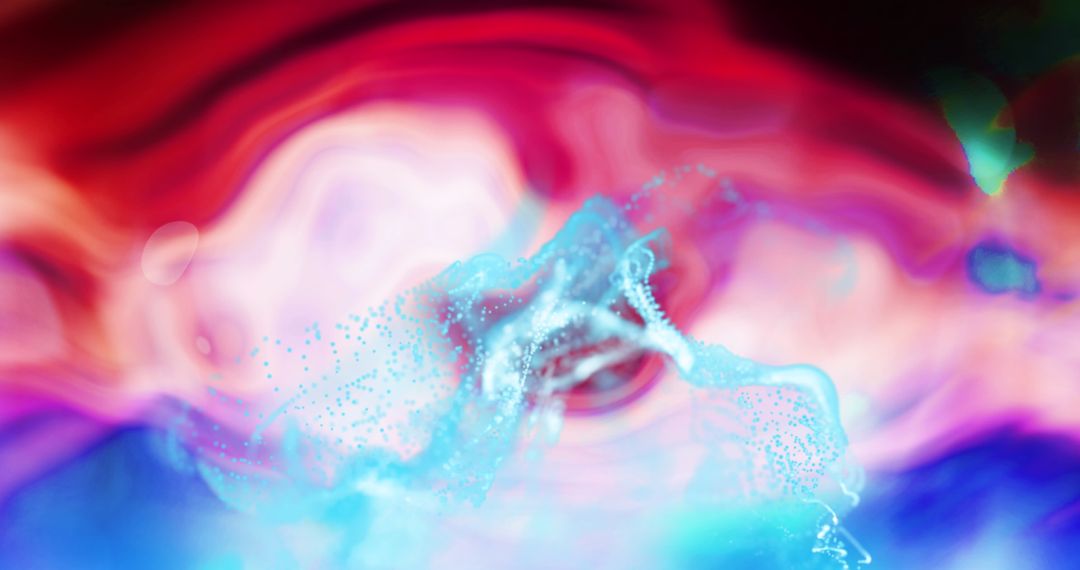 Vibrant Motion Waves with Glowing Abstract Lights