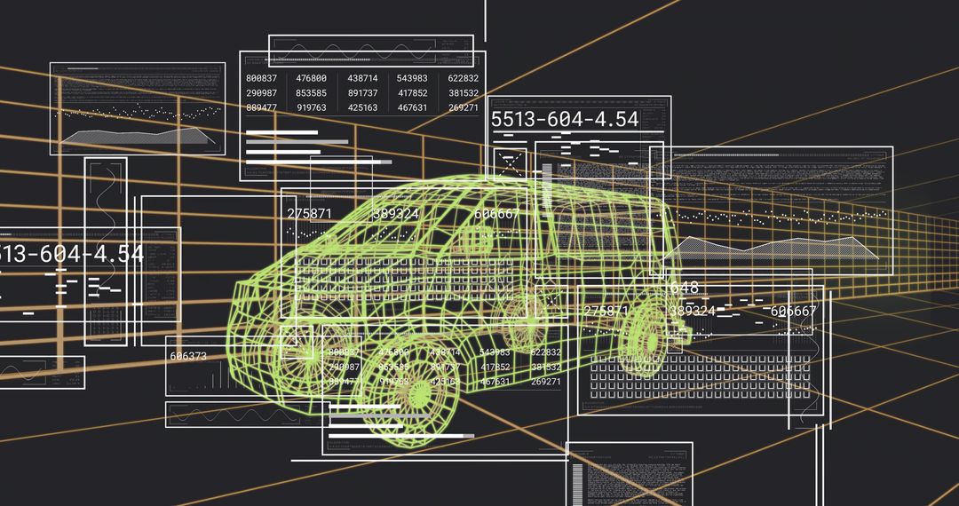 3D Wireframe Evidence: Pioneering SUV Design in CAD