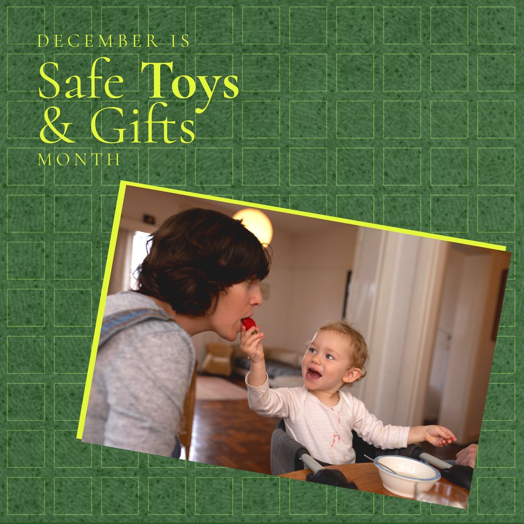 Promoting Safe Gifts and Toys Month with Happy Family Interaction