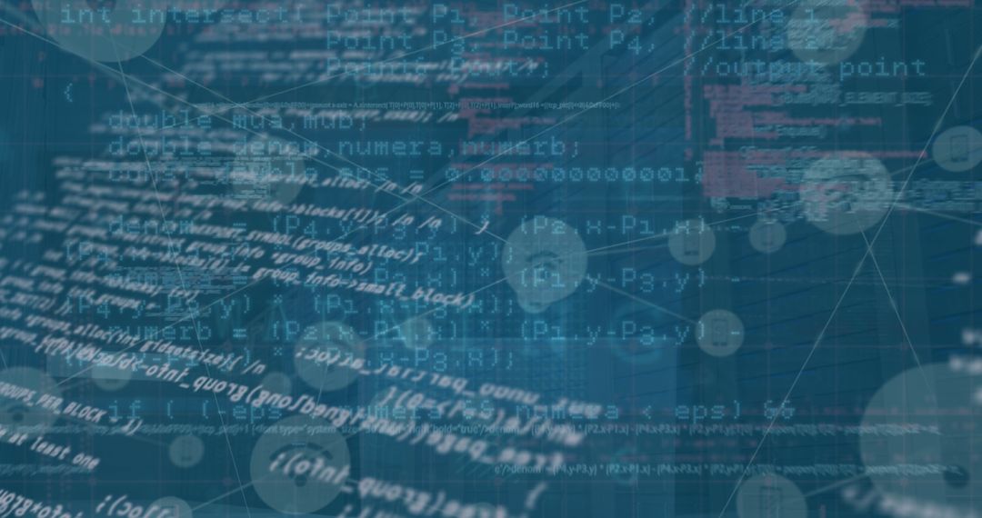 Cybersecurity Threats Concept with Data Flow and Networking Lines - Free Images, Stock Photos and Pictures on Pikwizard.com