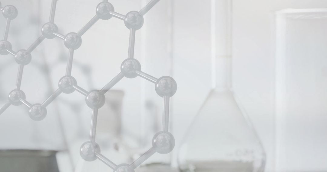 Molecular Structure Overlay in Modern Laboratory Setting