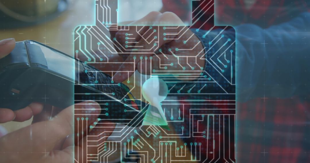 Digital Payment Security and Network Protection Concept