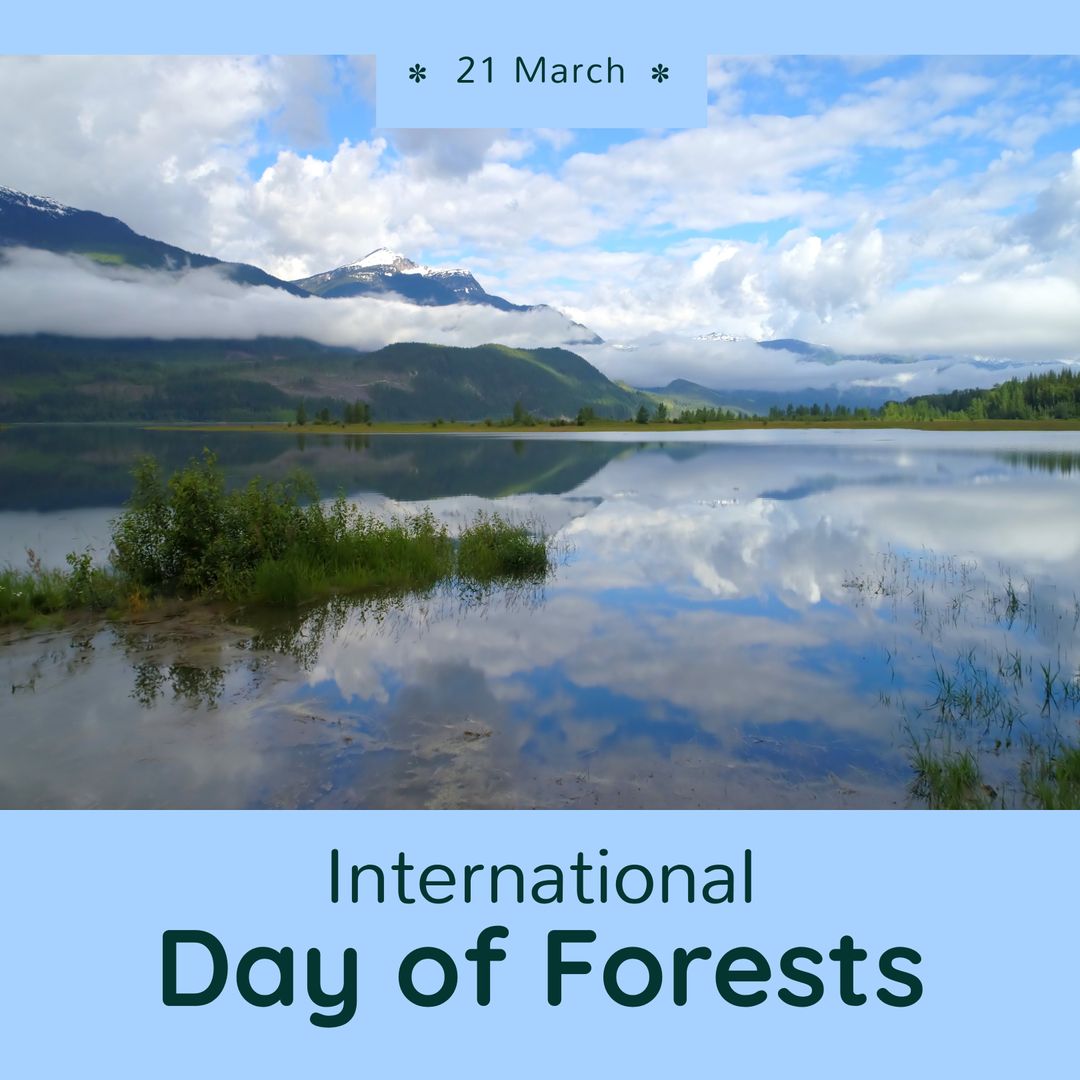 Serene Lake View on International Day of Forests