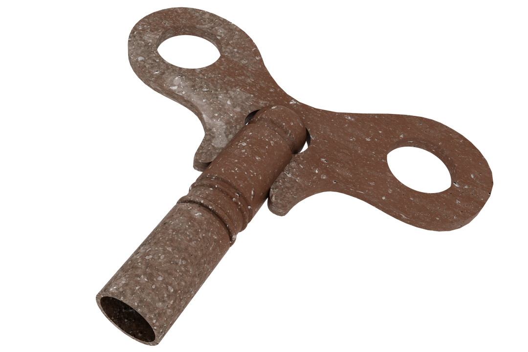 Rusty Brown Key Illustration on Transparent Background - Download Free Stock Images Pikwizard.com