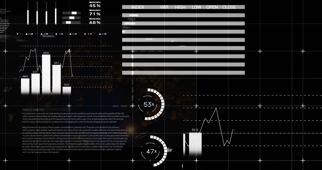 digital interface visualizing data metrics and analytics - Free Images, Stock Photos and Pictures on Pikwizard.com