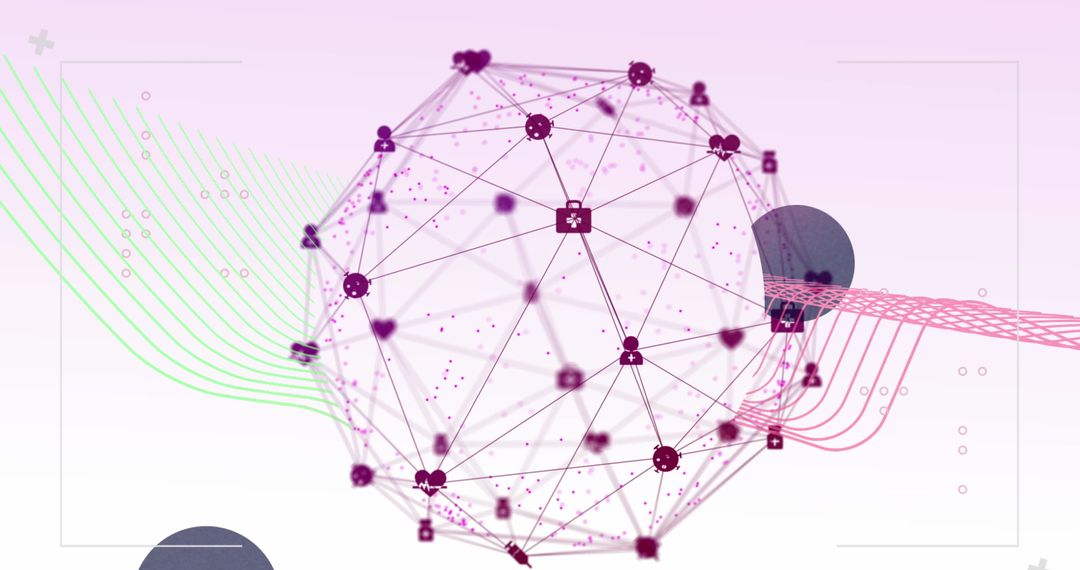 Digital Network Sphere with Global Connections