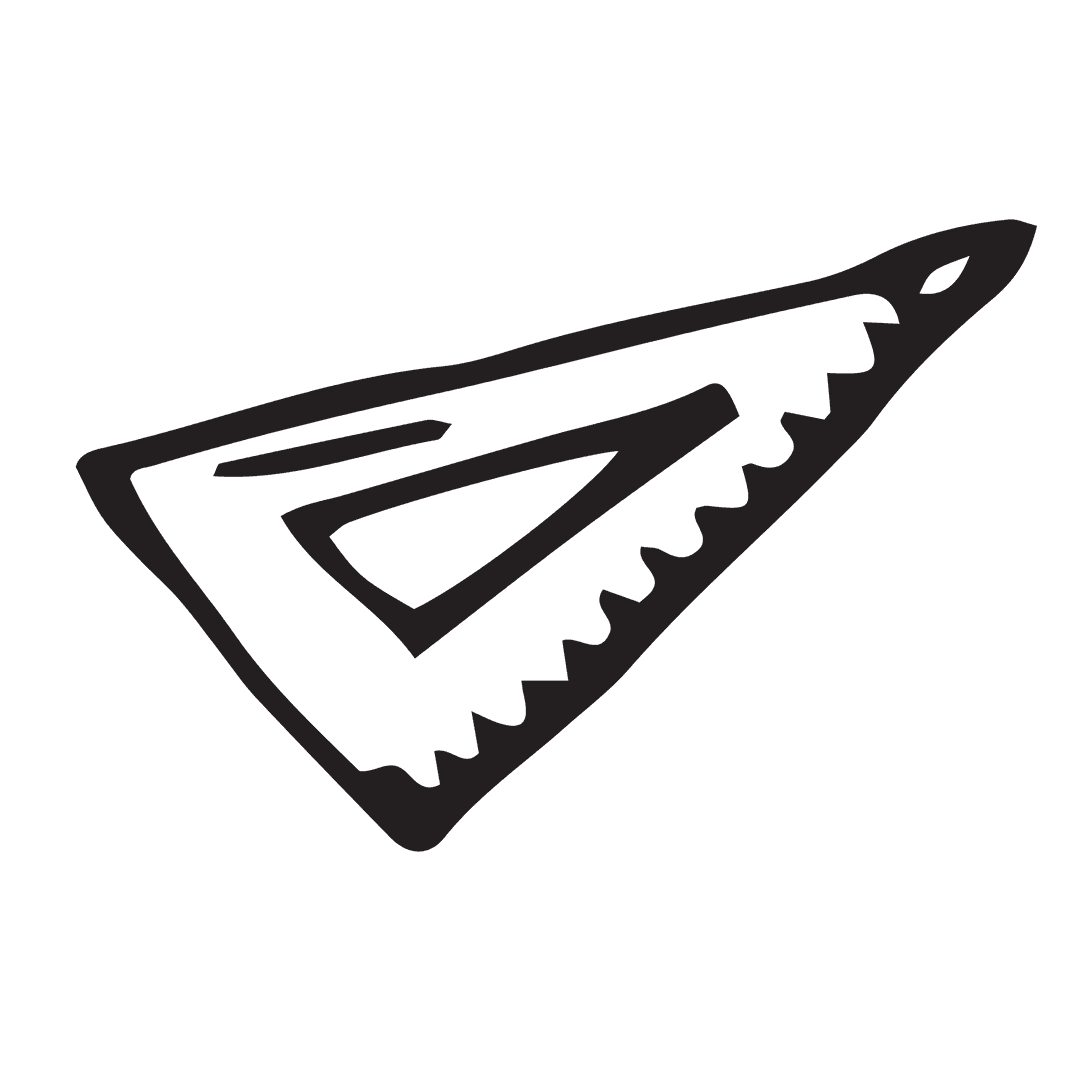 Hand Drawn Set Square on Transparent Background Vector Illustration