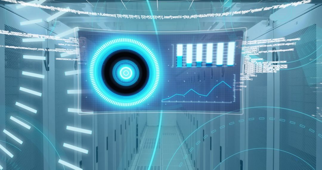 Futuristic Data Processing Technology with Holographic Display