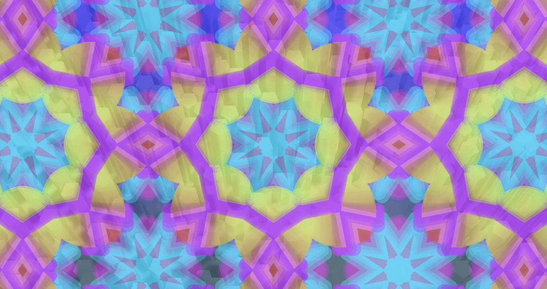 Colorful Kaleidoscope Pattern with Symmetrical Motifs - Free Images, Stock Photos and Pictures on Pikwizard.com