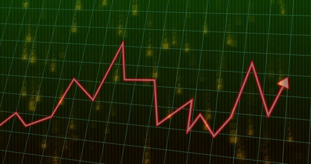 Dynamic Financial Graph Representing Market Trends