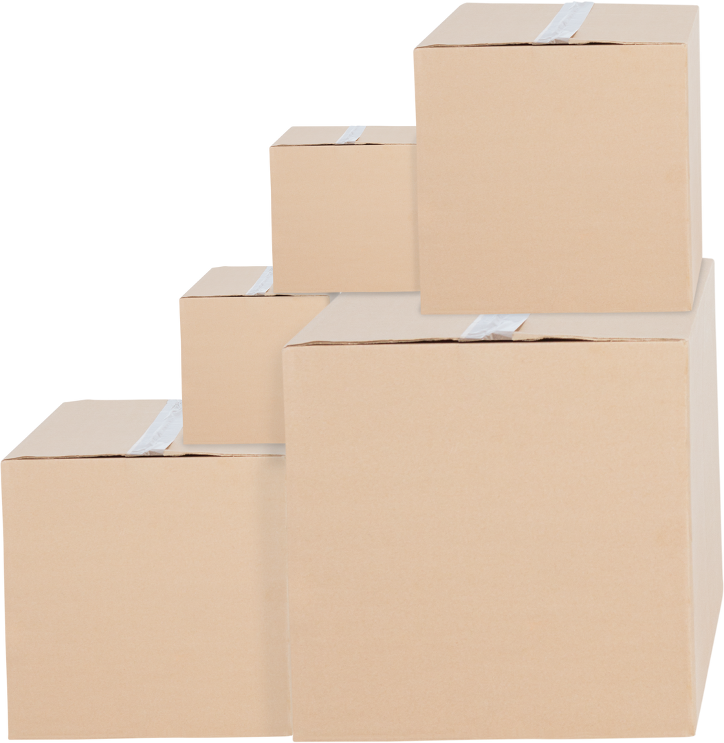 Uniform Stack of Freight Mail Boxes Transparent Background - Download Free Stock Images Pikwizard.com