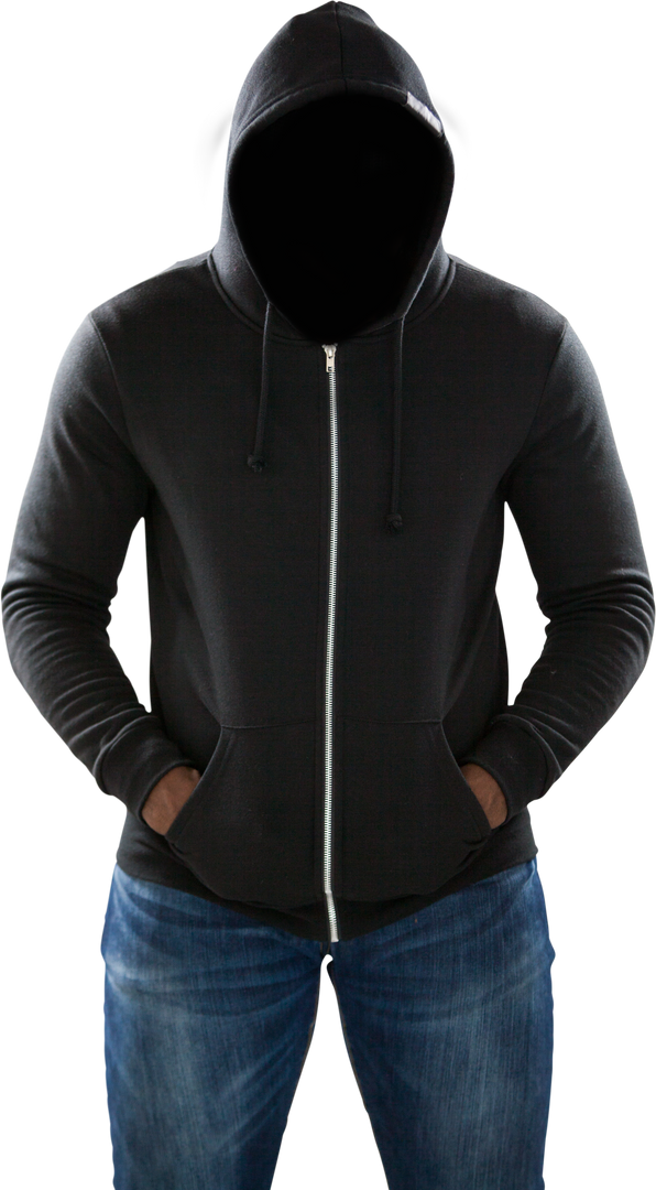 Male in Black Hoodie Standing with Hands in Pockets Transparent Background - Download Free Stock Images Pikwizard.com