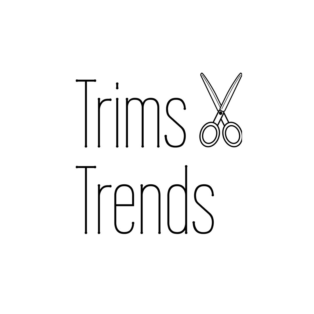 Chic Hair Salon Logo with Scissors Icon