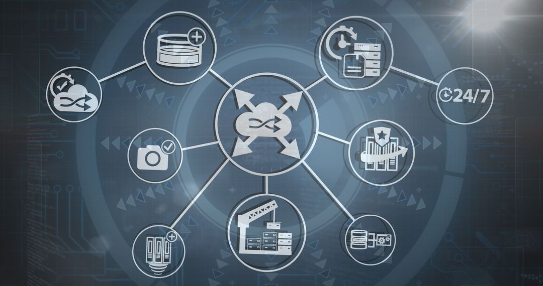 Conceptual Network Illustration of Technology Integration