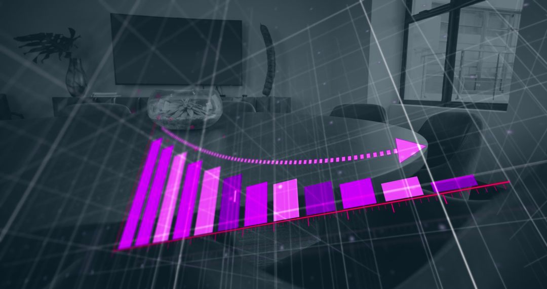 Graph Illustrating Inflation and Recession Impact in Office Setting