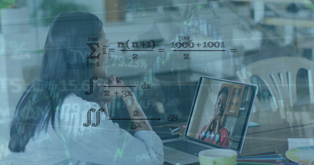 Online Math Learning with Teacher and Virtual Whiteboard