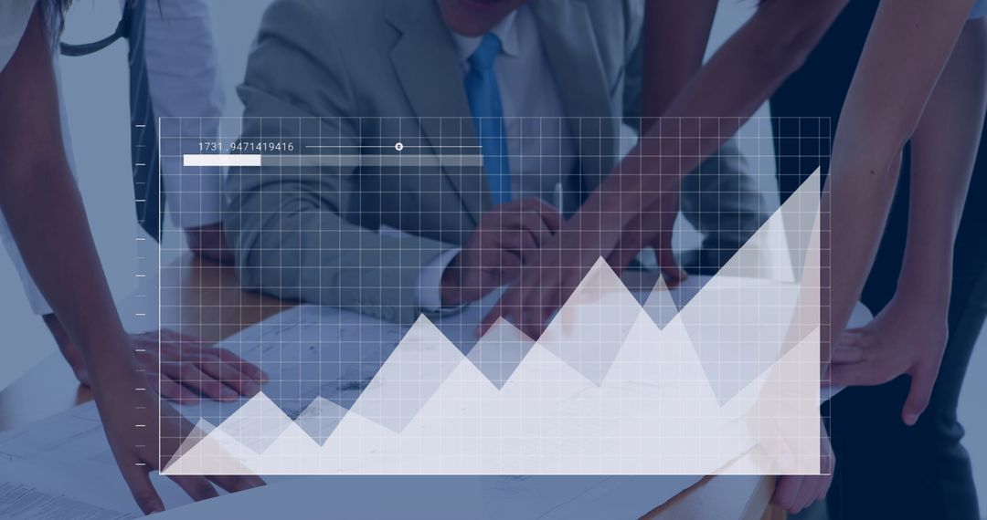 Financial Graph Overlay on Collaborative Meeting