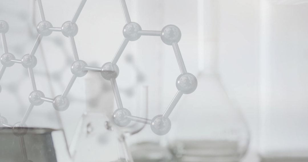 Abstract Chemistry Concept in Modern Laboratory
