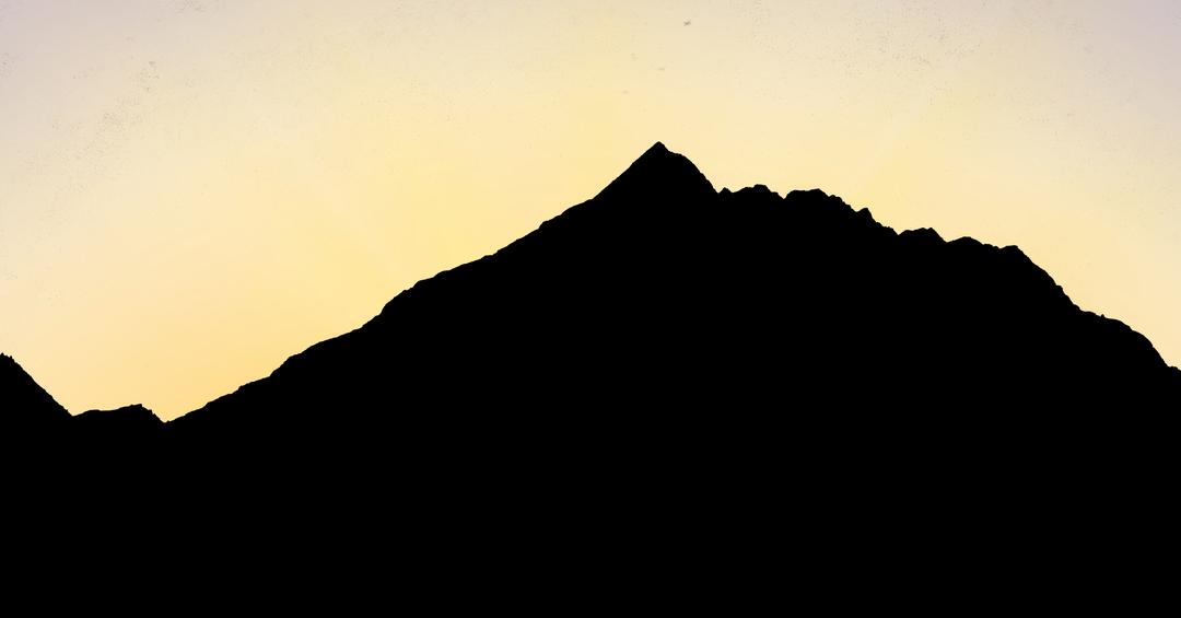 Silhouette mountain against sky during sunset - Free Images, Stock Photos and Pictures on Pikwizard.com