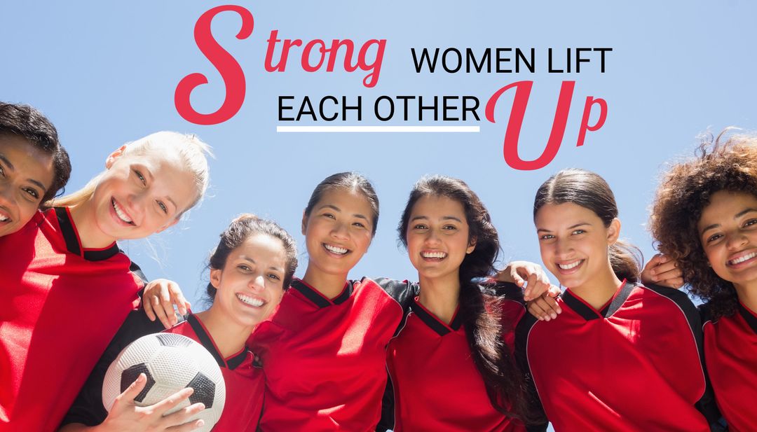 Diverse Women Unite in Team Spirit and Empowerment