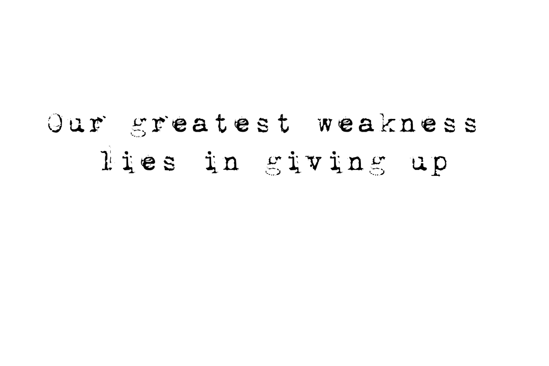 Motivational Quote Illustration on Transparent Background