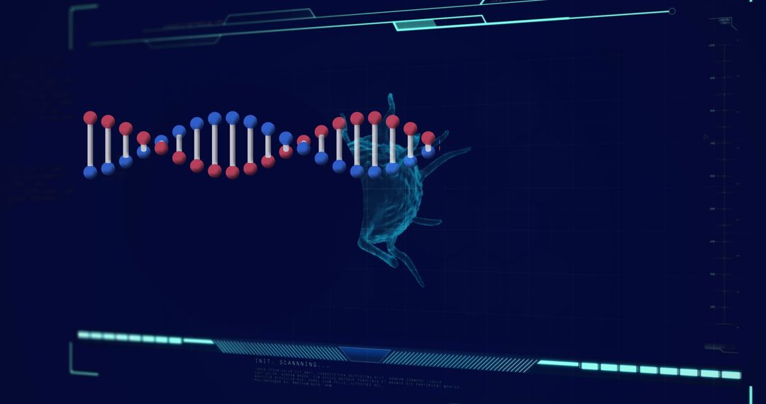 Digital DNA Strand Analysis with Virus Visualization