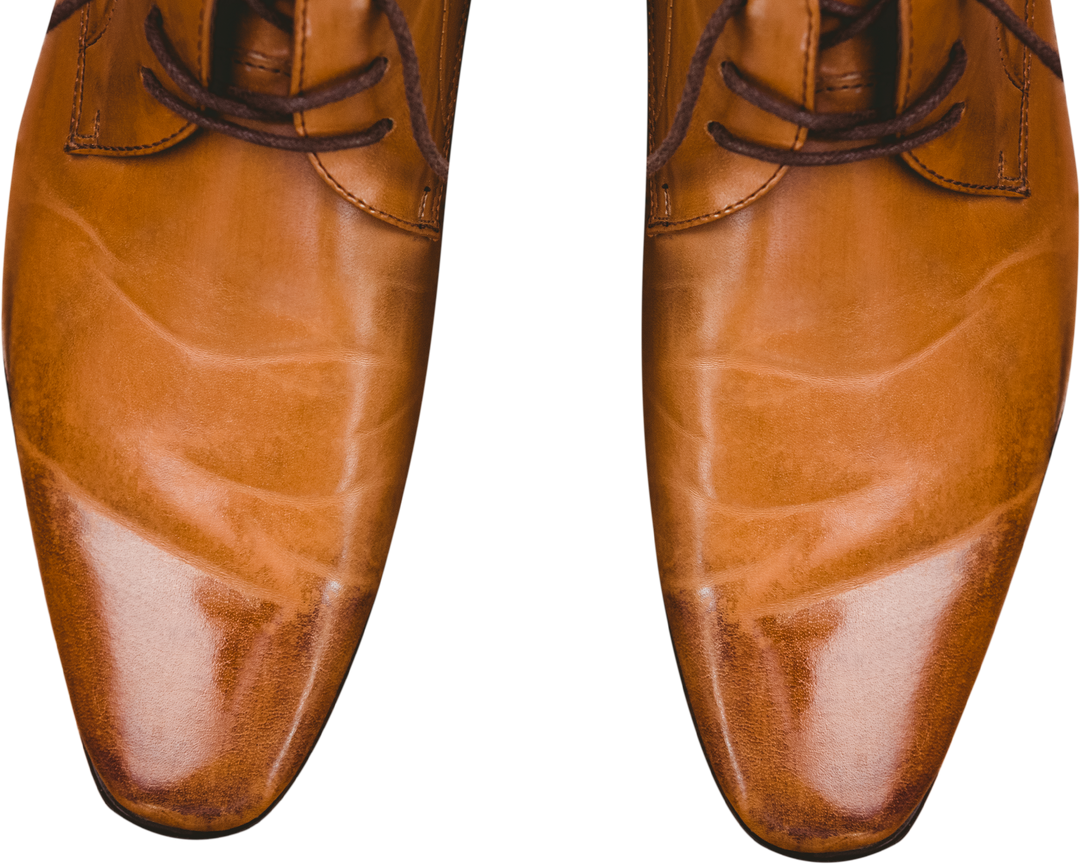 Transparent Tips of Elegant Brown Men's Shoes - Download Free Stock Images Pikwizard.com