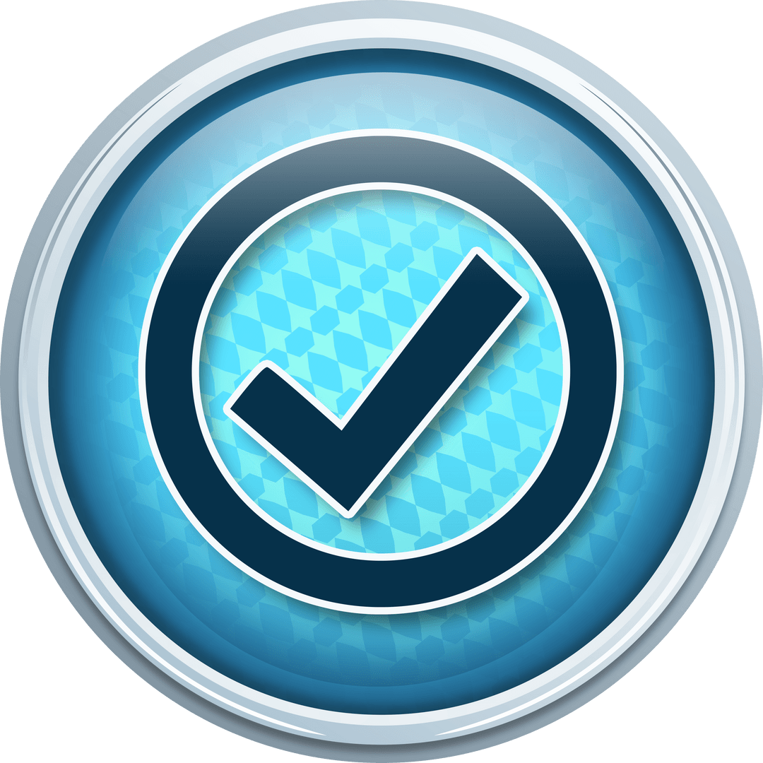 High-Resolution Transparent Check Mark in Blue Circle - Download Free Stock Images Pikwizard.com