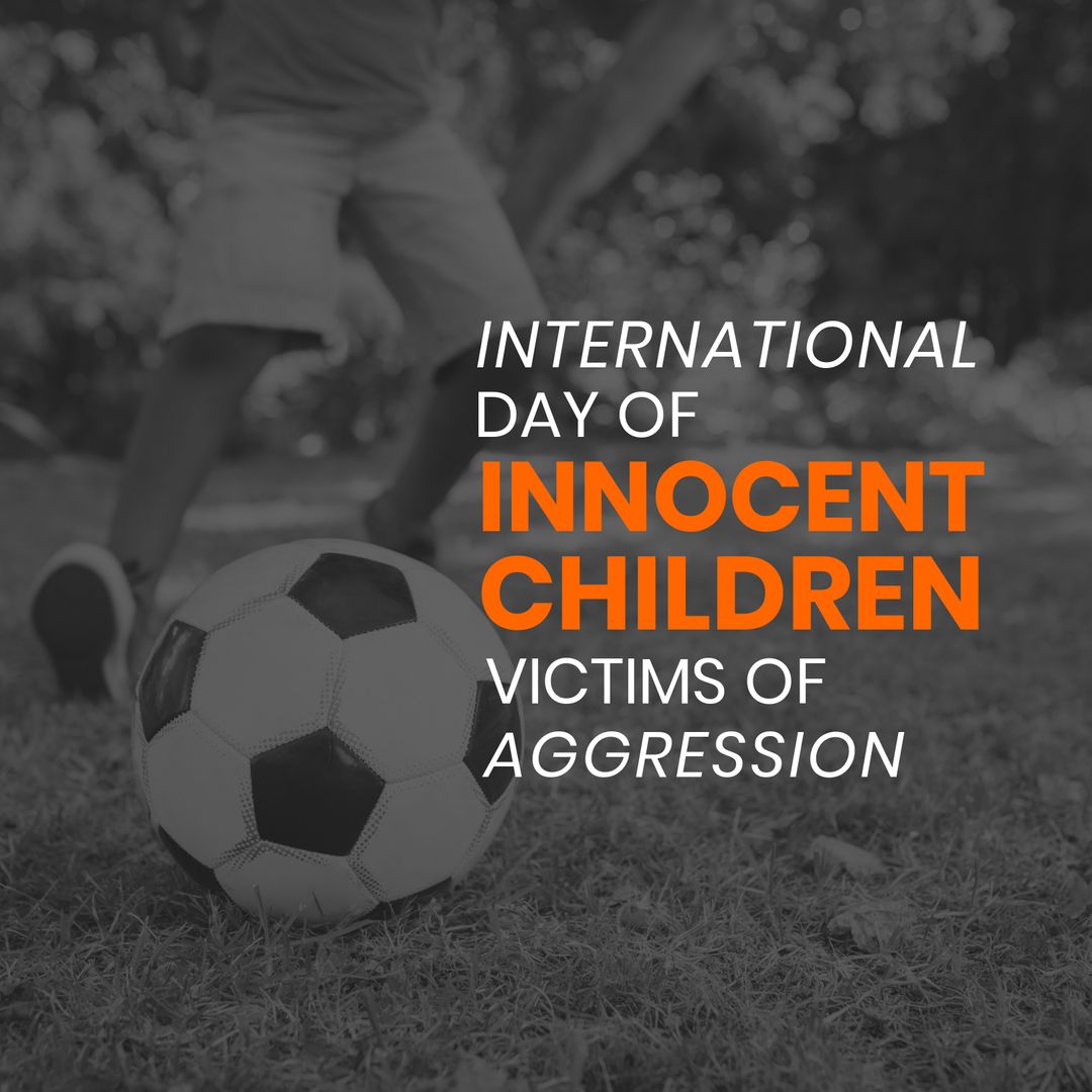 International Day of Innocent Children Victims of Aggression Concept Design