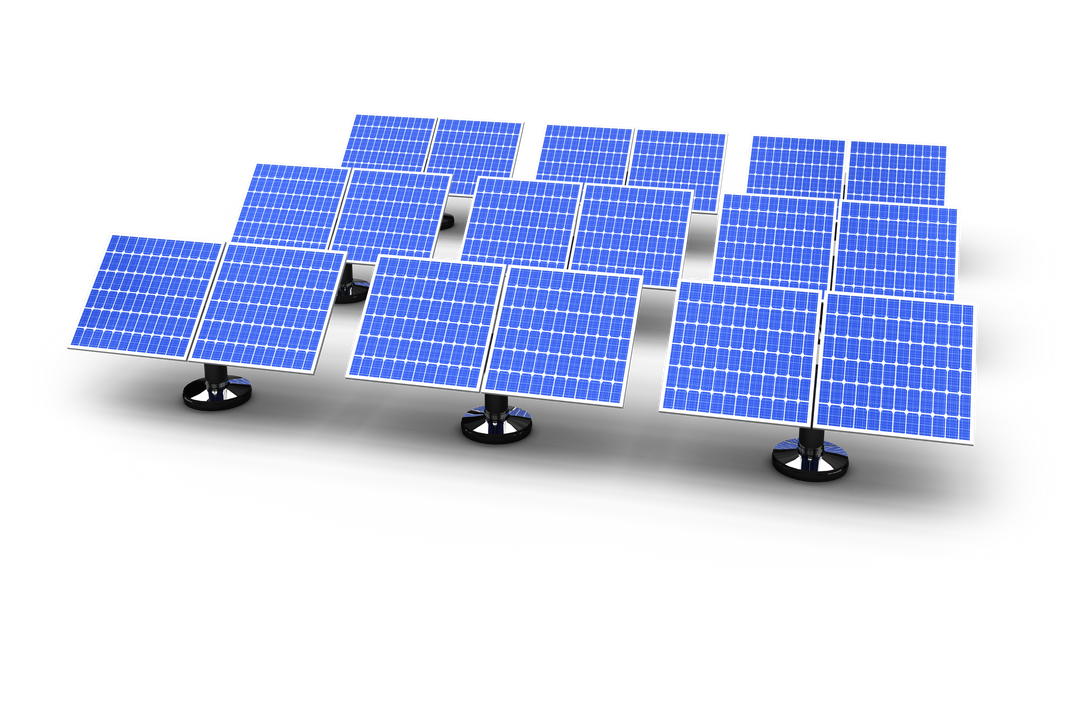 Transparent Illustration of Solar Panels on Transparent Background - Download Free Stock Images Pikwizard.com