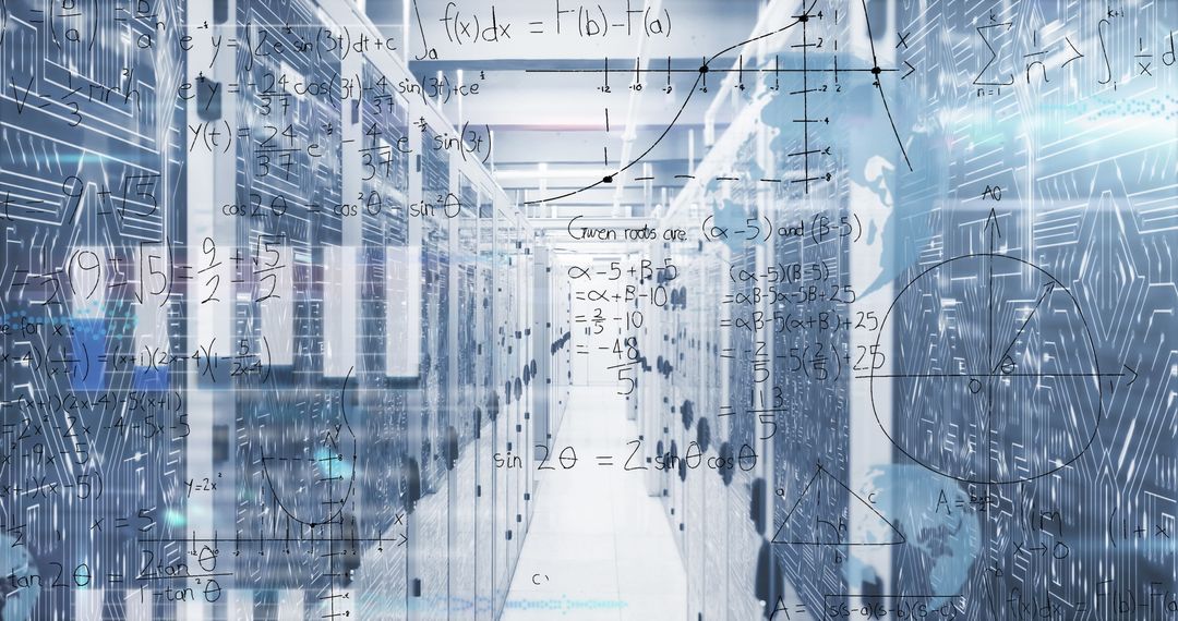 Data Center Corridor with Mathematical Overlay for Innovative Technology