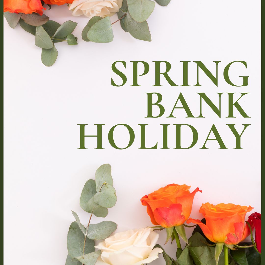 Spring Bank Holiday Creative Floral Background Design
