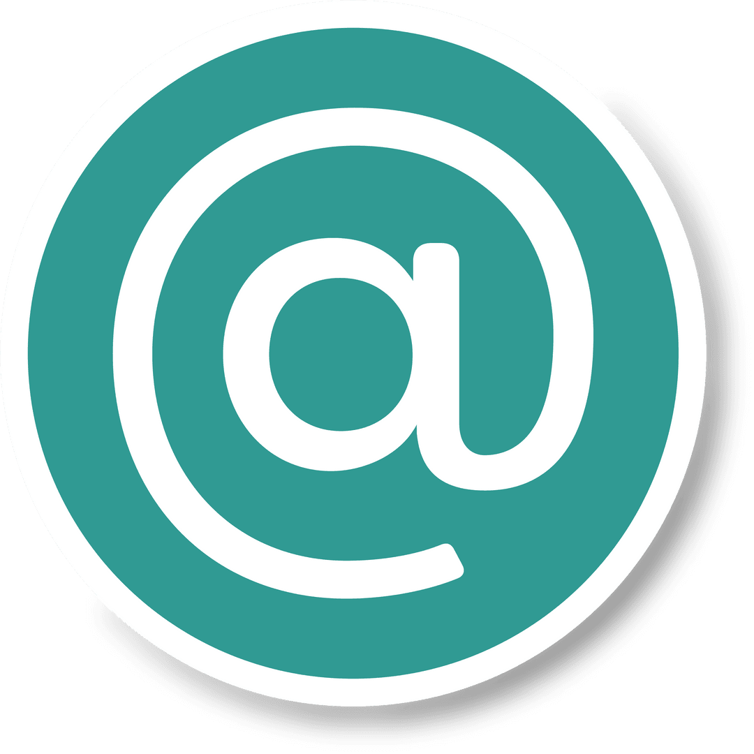 Transparent Mail Symbol Illustration - Network Icon Design