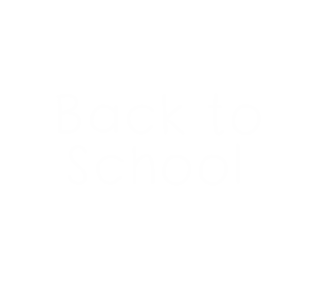 Playful Back to School Text on Transparent Background Illustration