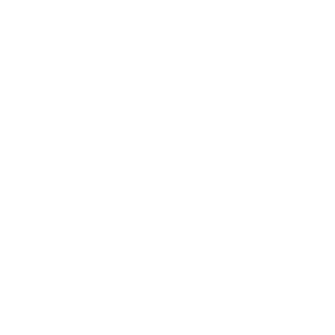 White Direction Arrows on Transparent Background