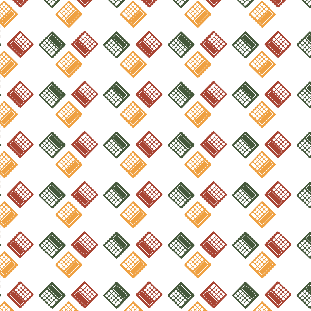 transparent seamless retro calculator pattern design - Download Free Stock Images Pikwizard.com