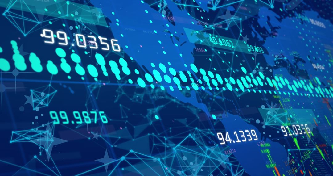 Digital Data Processing on Global Map Concept