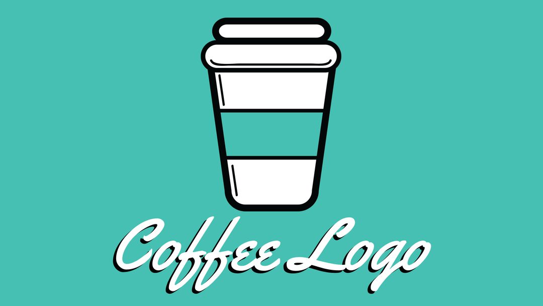 Minimalist Coffee Cup Logo for Modern Branding - Download Free Stock Templates Pikwizard.com