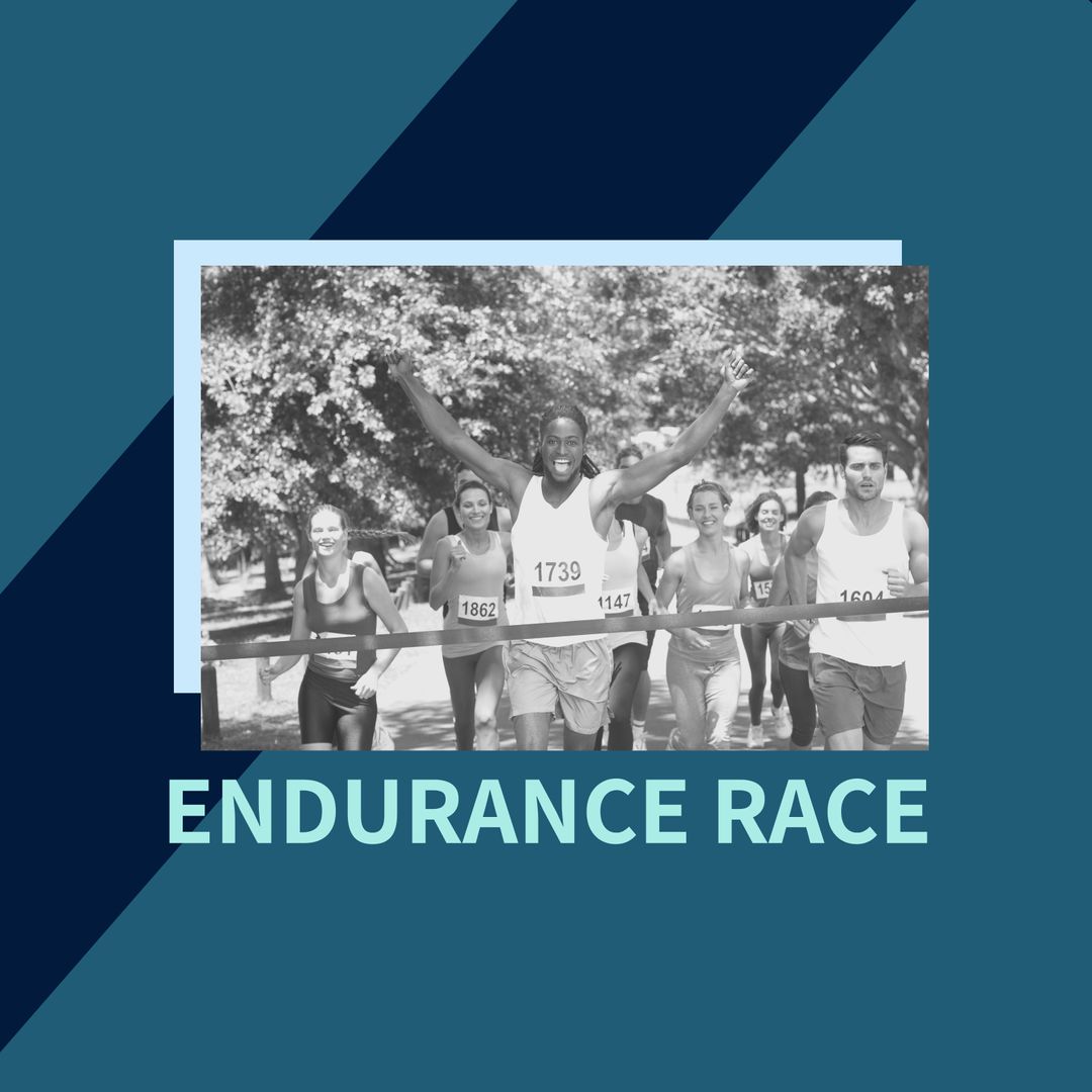 Group of Diverse Runners Participating in Endurance Race - Download Free Stock Templates Pikwizard.com