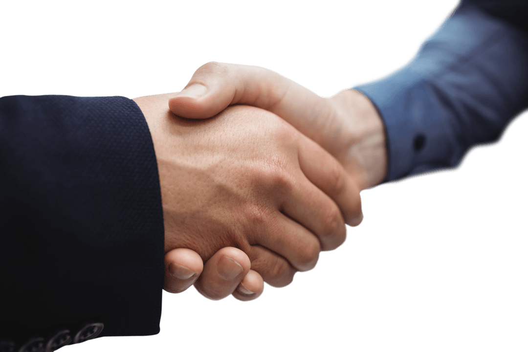 Transparent Business Handshake Gesture Collaboration