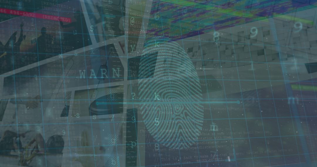 Innovative Digital Data Processing Technology Background Design