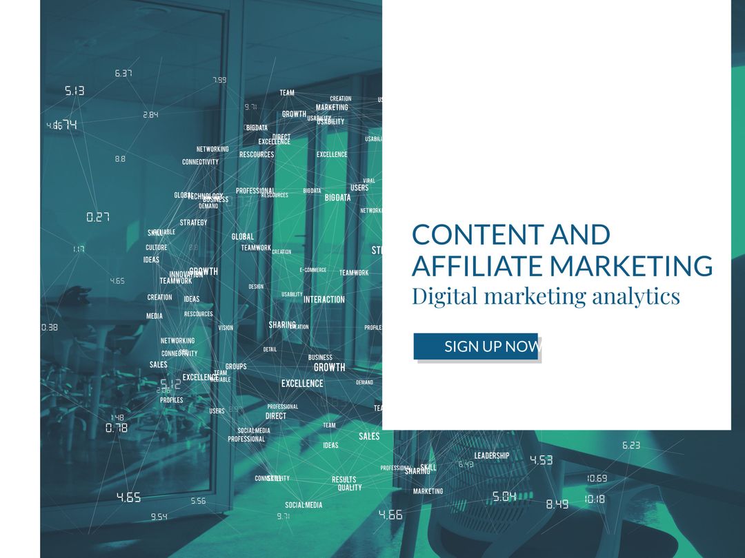 Digital marketing analytics embracing transformative office environment