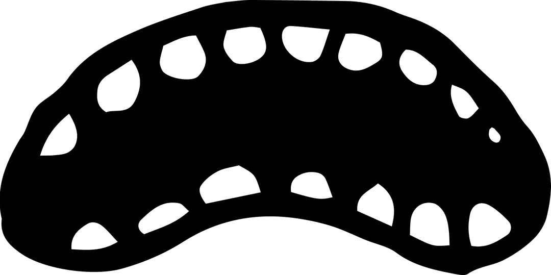 Abstract Organic Shape Vector Transparent Background